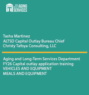 Capital Outlay application training Vehicles and Equipment and meals