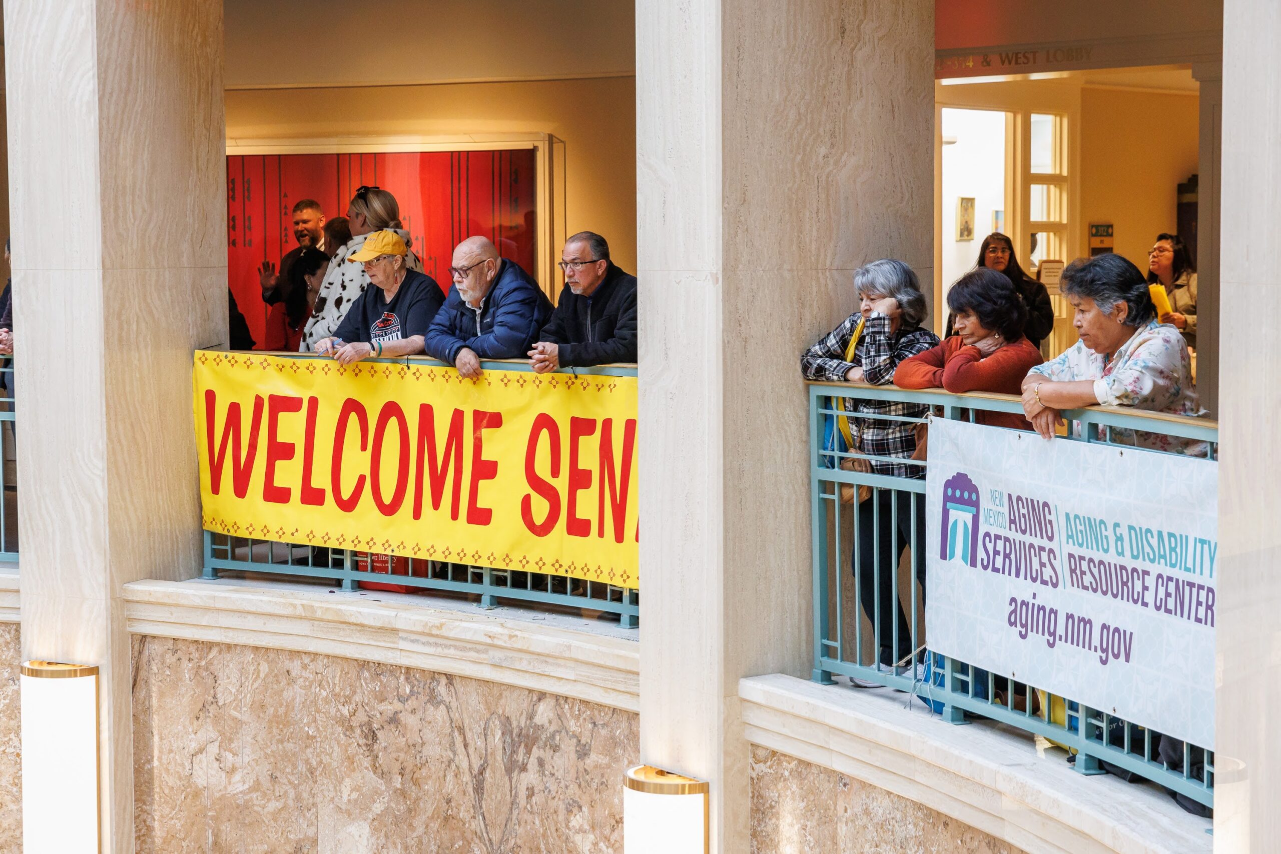 Senior day at the New Mexico Capitol Building.