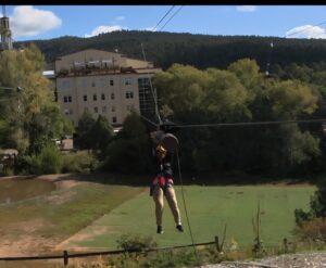ziplining 