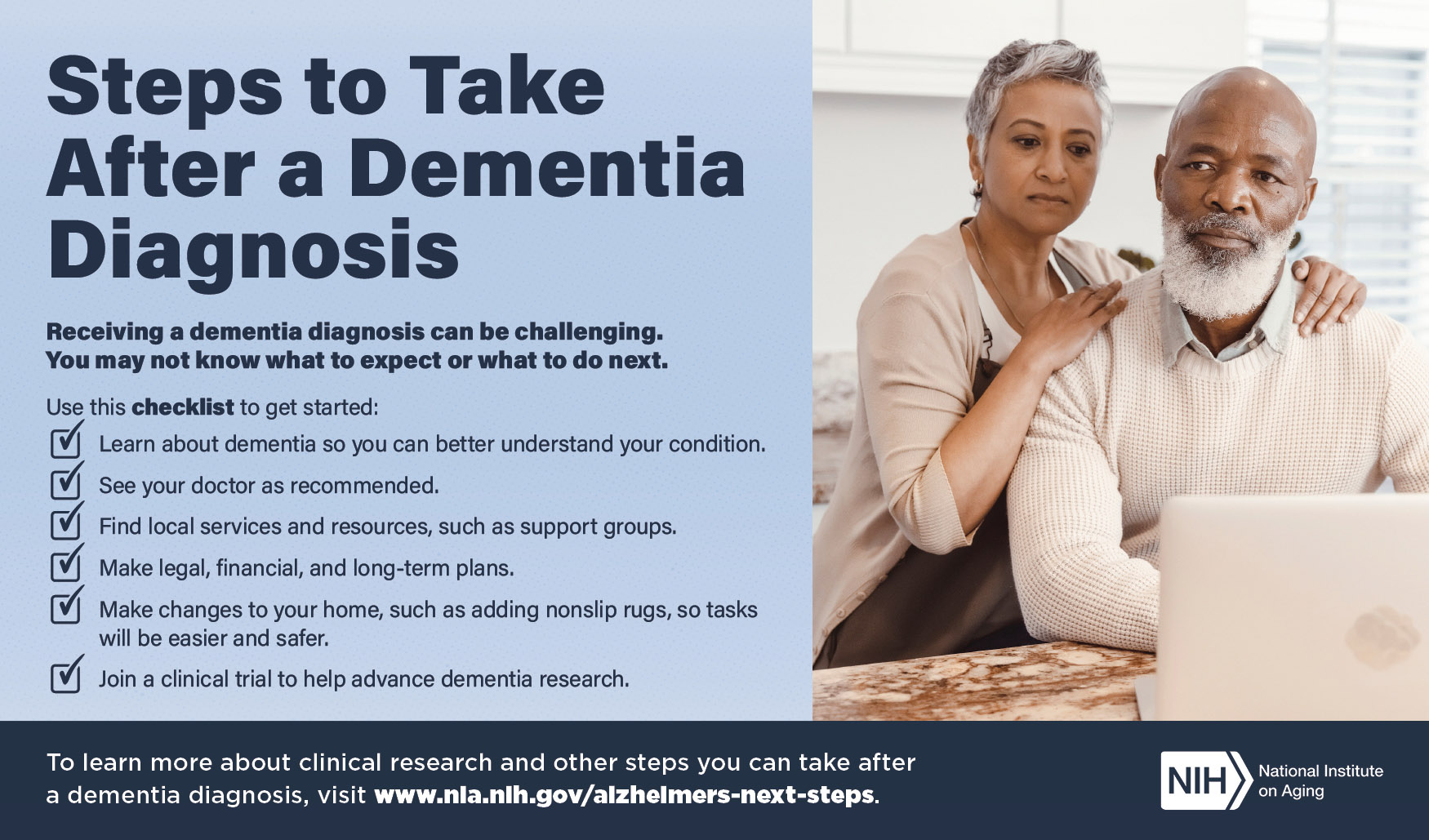Finding support after a dementia diagnosis
